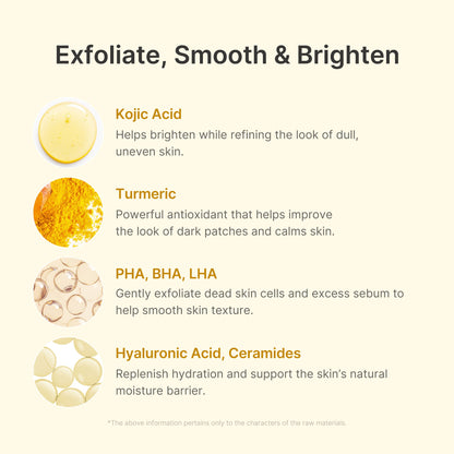 Kojic Acid and Turmeric Brightening Peel Shot