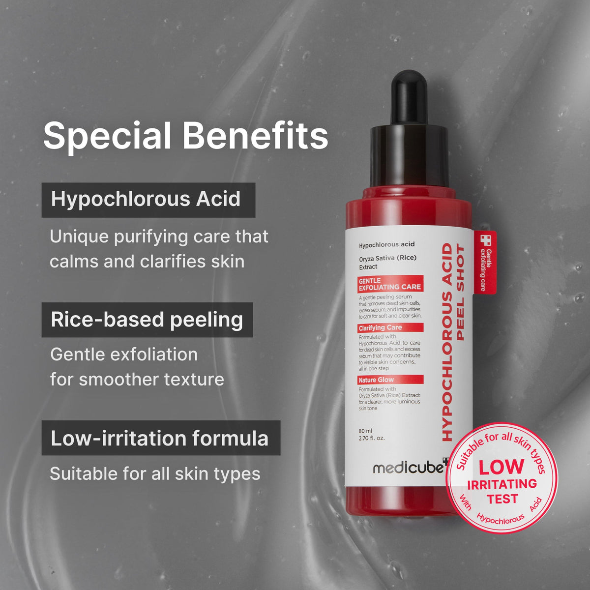 Hypochlorous Acid Gentle Exfoliating Rice Peel Treatment