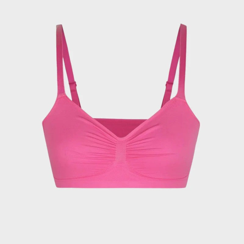 Wireless Push-Up Sports Bra