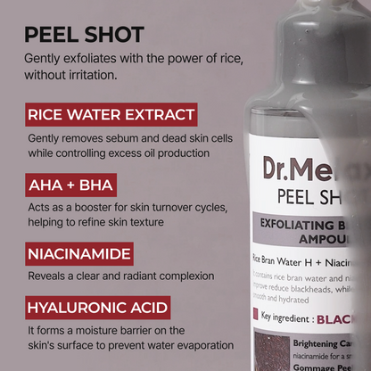 Haruharu Wonder Black Rice Hyaluronic Botanical Peel Shot Glow Ampoule