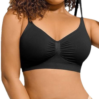 Wireless Push-Up Sports Bra